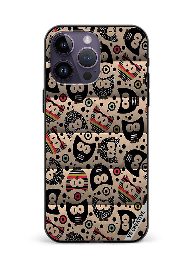 VR CREATIVE Protective Case Cover For Apple iPhone 16 Pro Mix Cartoons Design Multicolour - Image 1