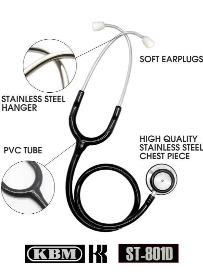 KBM Professional Double Head Stethoscope KBM ST-801D - Image 2