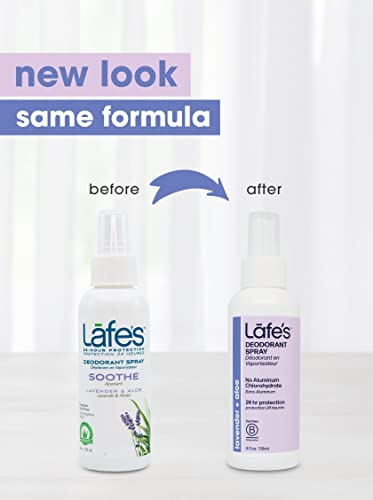 Lafe's Lafes Natural Deodorant 4oz Aluminum Free Natural Deodorant Spray Lavender Aloe 2 Pack - Image 5