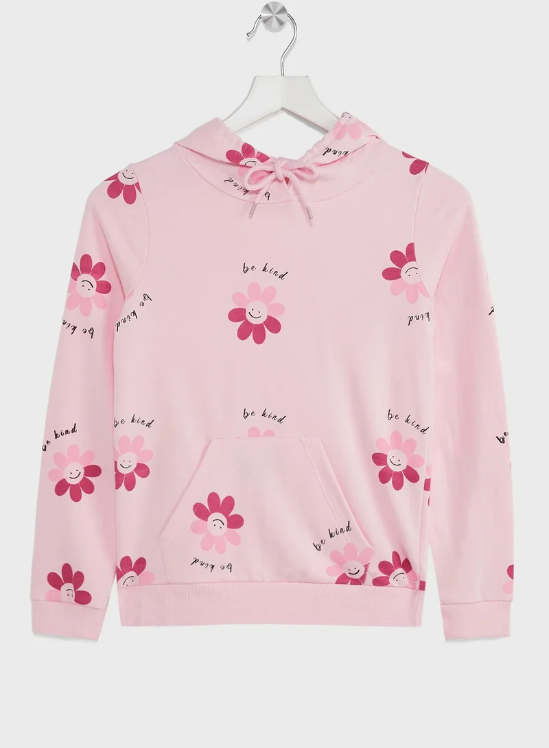 Pinata Girls All Over Printed Hoodie With Pocket