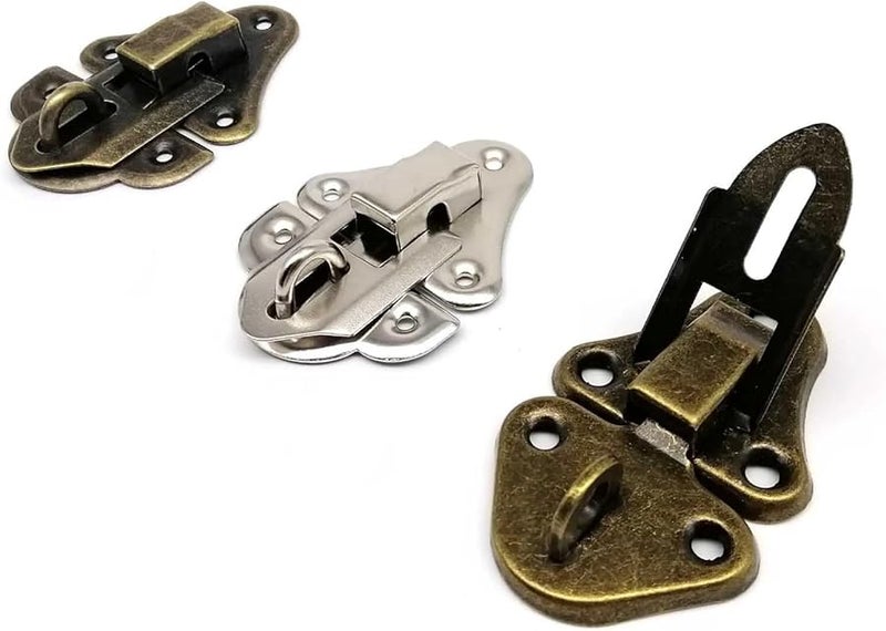 D Silver Hasp Latch 6 Pack Lockable Box Case Clasp for Suitcase Trunk Home Storage - Image 5