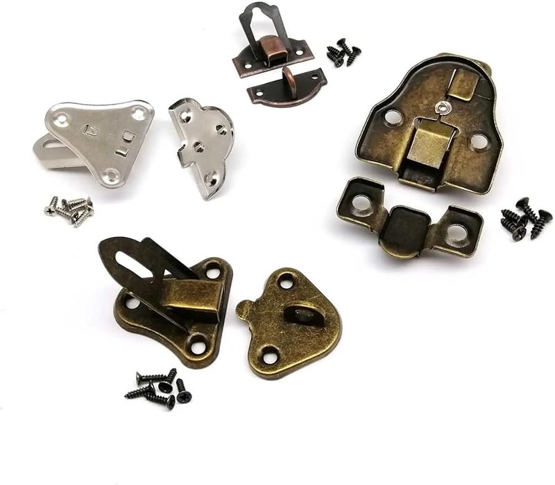 D Silver Hasp Latch 6 Pack Lockable Box Case Clasp for Suitcase Trunk Home Storage - Image 4