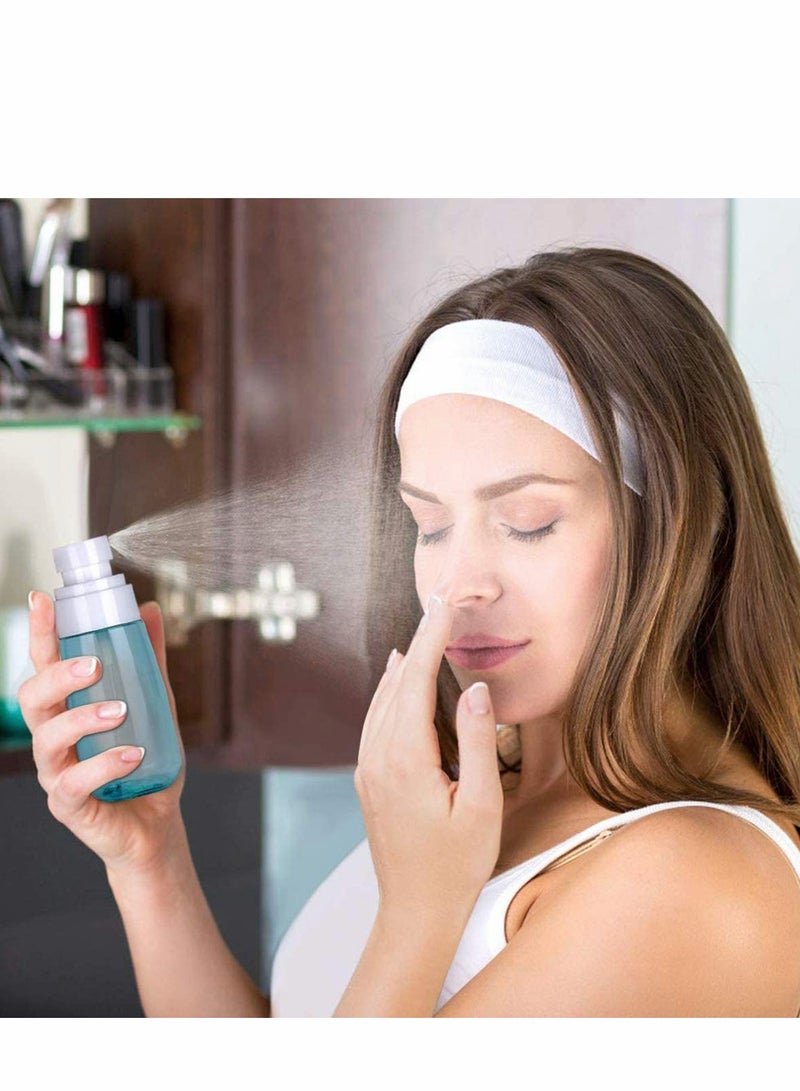 SOLARAE Spray Bottles Small Bottle Empty Plastic Travel Size for Cleaning Solutions Perfume Essential Oils 3PCS 2oz - Image 2