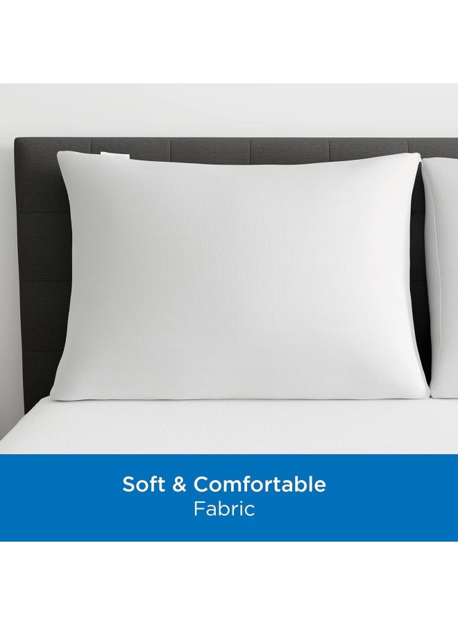 Aller-Ease Maximum Allergy Pillow Protector, Standard/Queen - 4 Pack - Image 2