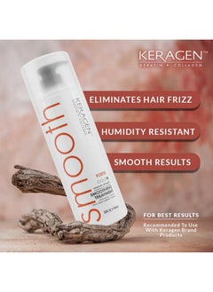 KERAGEN - Brazilian Smoothing Keratin Hair Treatment, Blowout Straightening System For Dry And Damaged Hair - Forte, Sulfate Free - Eliminates Curls And Frizz, Medium To Coarse Hair (32 Oz)  - Image 2
