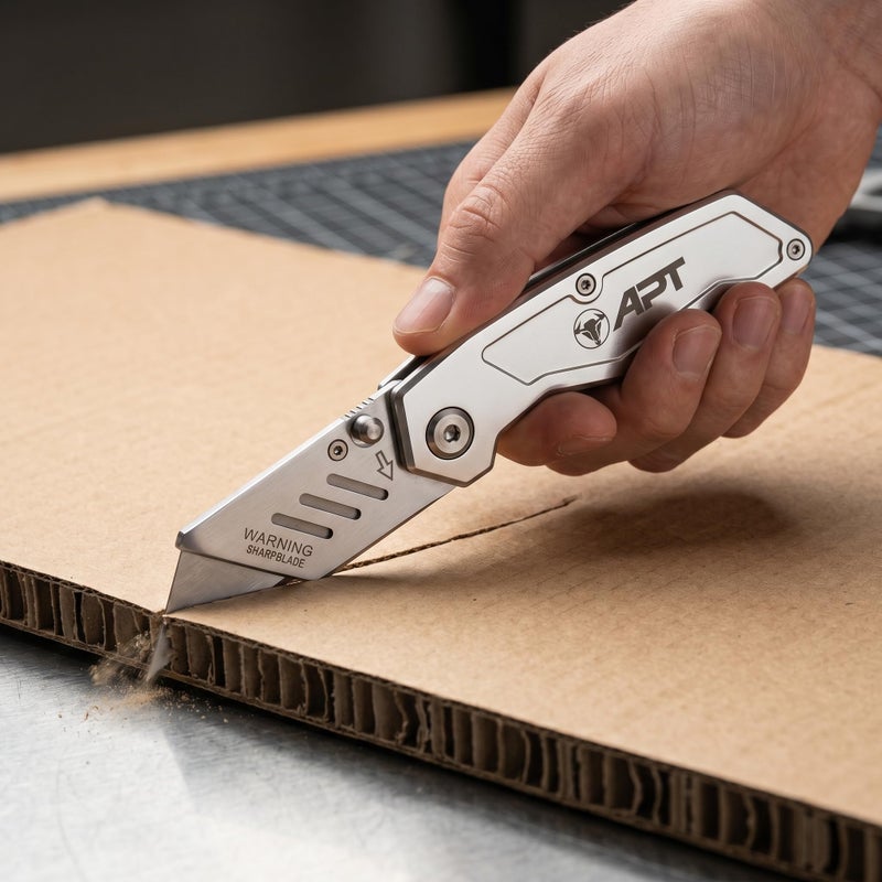 APT Utility Cutter Stainless Steel 120grm, 19mm, Without blade (AH-UC-232B) - Image 5