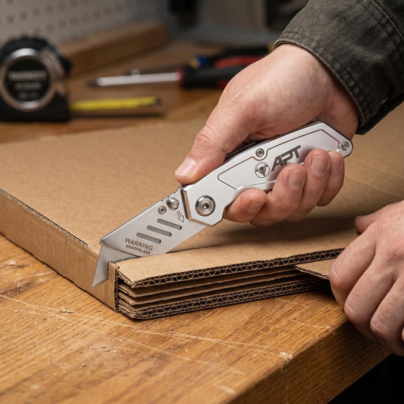 APT Utility Cutter Stainless Steel 120grm, 19mm, Without blade (AH-UC-232B) - Image 4