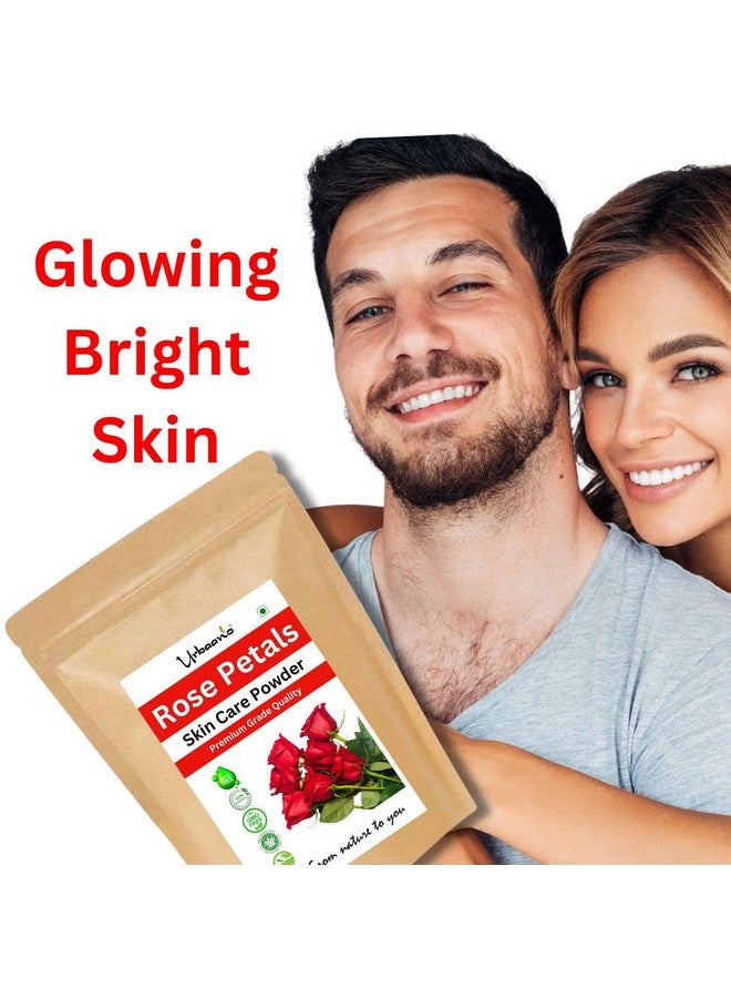 Urbaano herbal Rose Petal Powder Double Filtered Natural Pure for Skin | Revitalize, Cleansing & Hydration | Glowing Skin - 100gm (Pack of 1) - Image 5