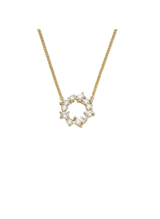 FOSSIL JA7295710 Base Metal Jewelry with Cubic Zirconia