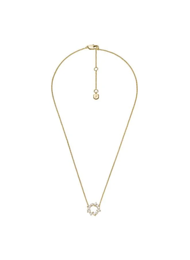 Fossil  JA7295710 Base Metal Jewelry with Cubic Zirconia for Women | Best Price UAE