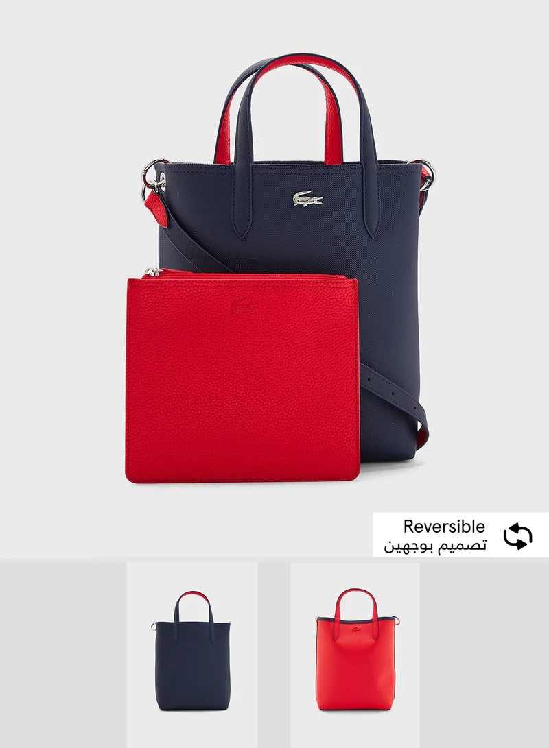 LACOSTE Anna Top Handle Tote Bag