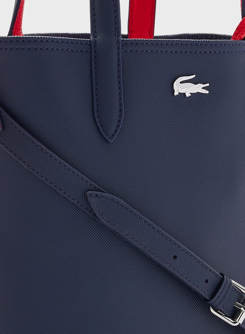 LACOSTE Anna Top Handle Tote Bag