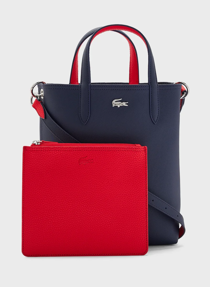 LACOSTE Anna Top Handle Tote Bag