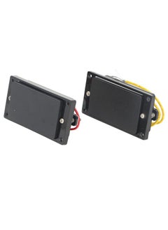 Thoraya 2PCS Closed Electric Guitar Pickup Double Coil Humbucker Pickup Replacement for Guitar Neck and Bridge Black  - Image 2