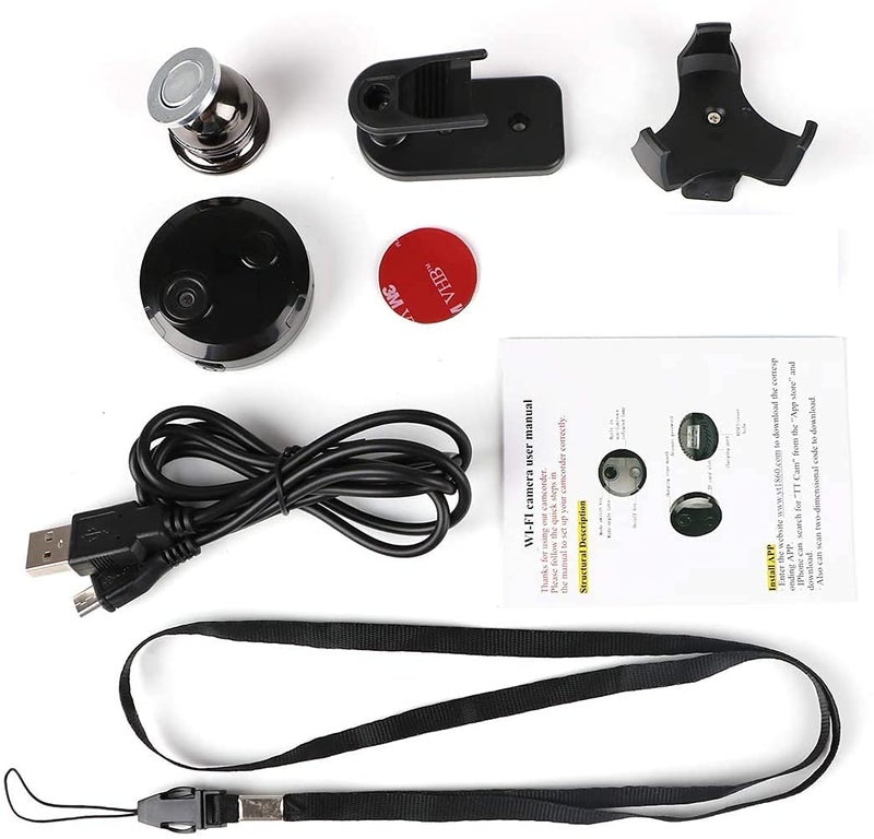 AUSHA كاميرا AUSHA® 4K HD CC كاميرا أمان لاسلكية CCTV كاميرا WiFi كاميرا تحويل حقيقية مع تطبيق رؤية ليلية مستشعر حركة كاميرا مراقبة مغناطيسية للسيارة - Image 5