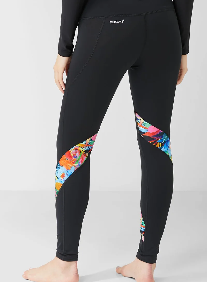 speedo Logo Swim Leggings