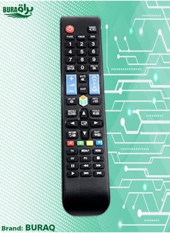 BURAQ Remote Control For All Tcl Tv Lcd Led Black 