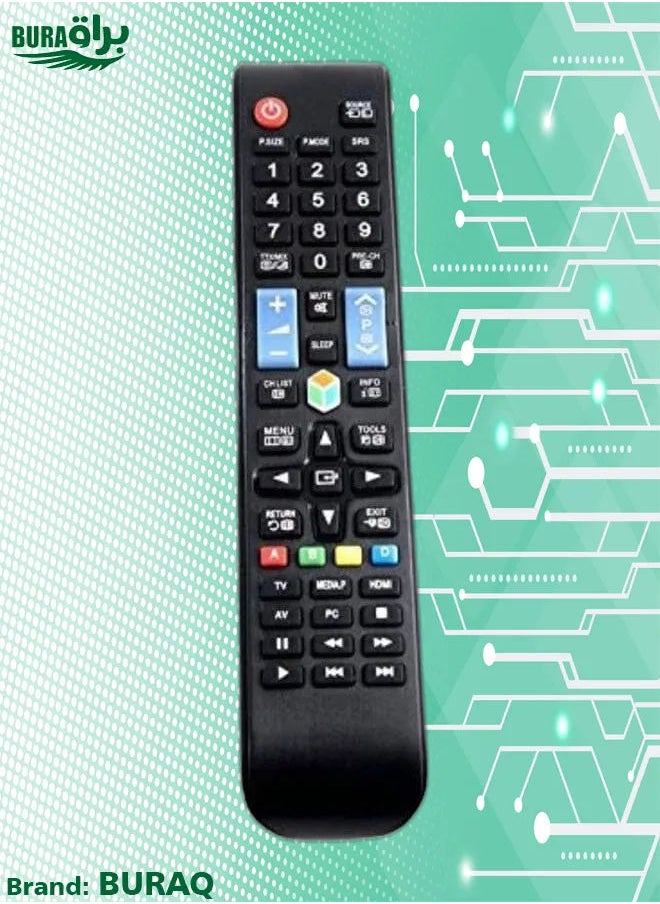 BURAQ - Remote Control For All Tcl Tv Lcd Led Black - Image 1