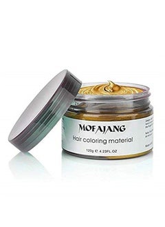 MOFAJANG Mofajang Hair Wax Dye Styling Cream Mud, Natural Hairstyle Color Pomade, Washable Temporary, Gold  - Image 2