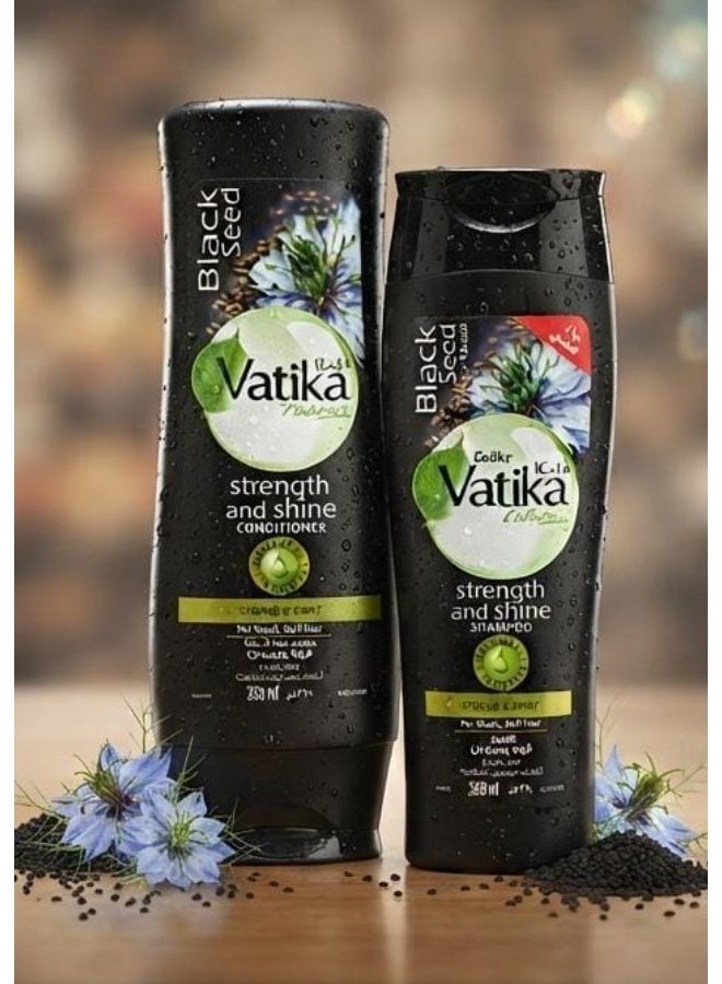 Vatika Naturals Shampoo Black Seed 360 Ml & Vatika Naturals Conditioner Black Seed 360 Ml (Packaging May Vary) - Image 5