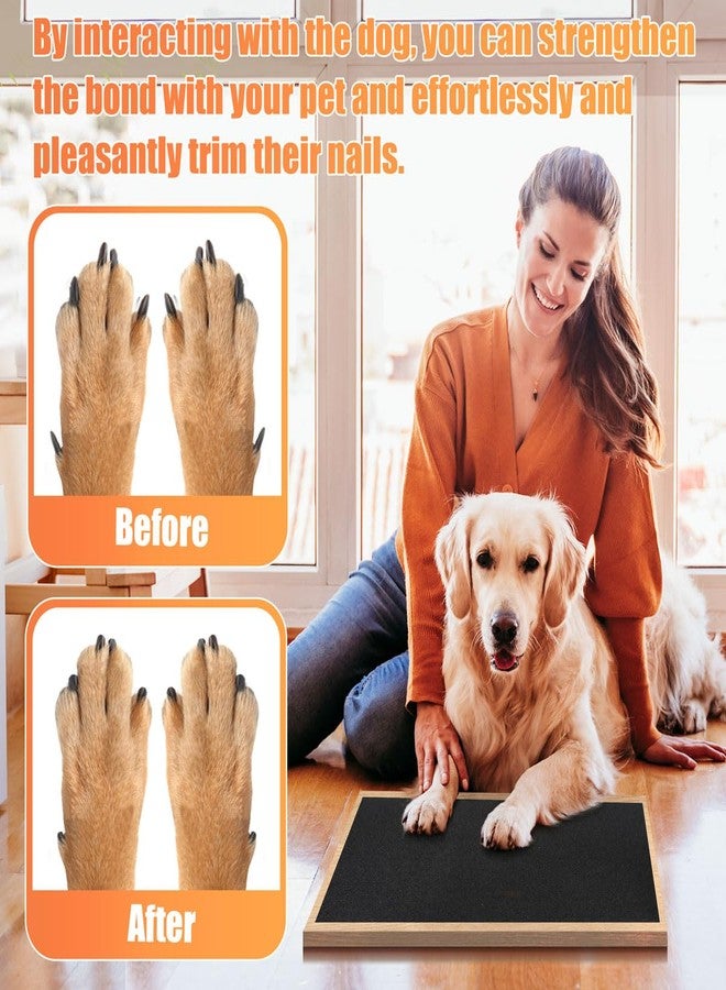 Astfys 6 PCS Pet Nail Self Adhesive Replacement Emery Paper Fits Most Dog Scratch Pad Cat Litter Box DIY on The Places Where Pets Like to Scratch (10in*17.7in, White) - Image 3