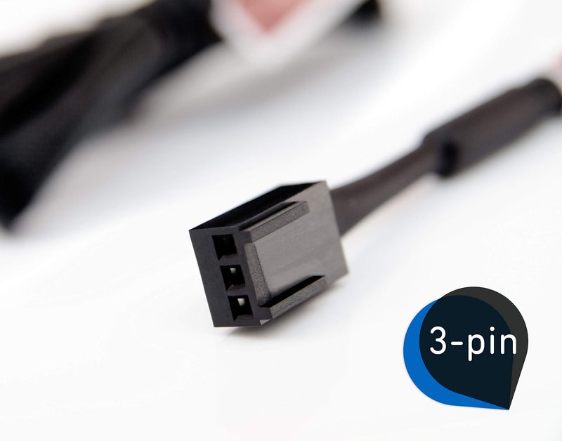 Noctua NF-R8 redux-1800, High Performance Cooling Fan, 3-Pin, 1800 RPM (80mm, Grey) - Image 4