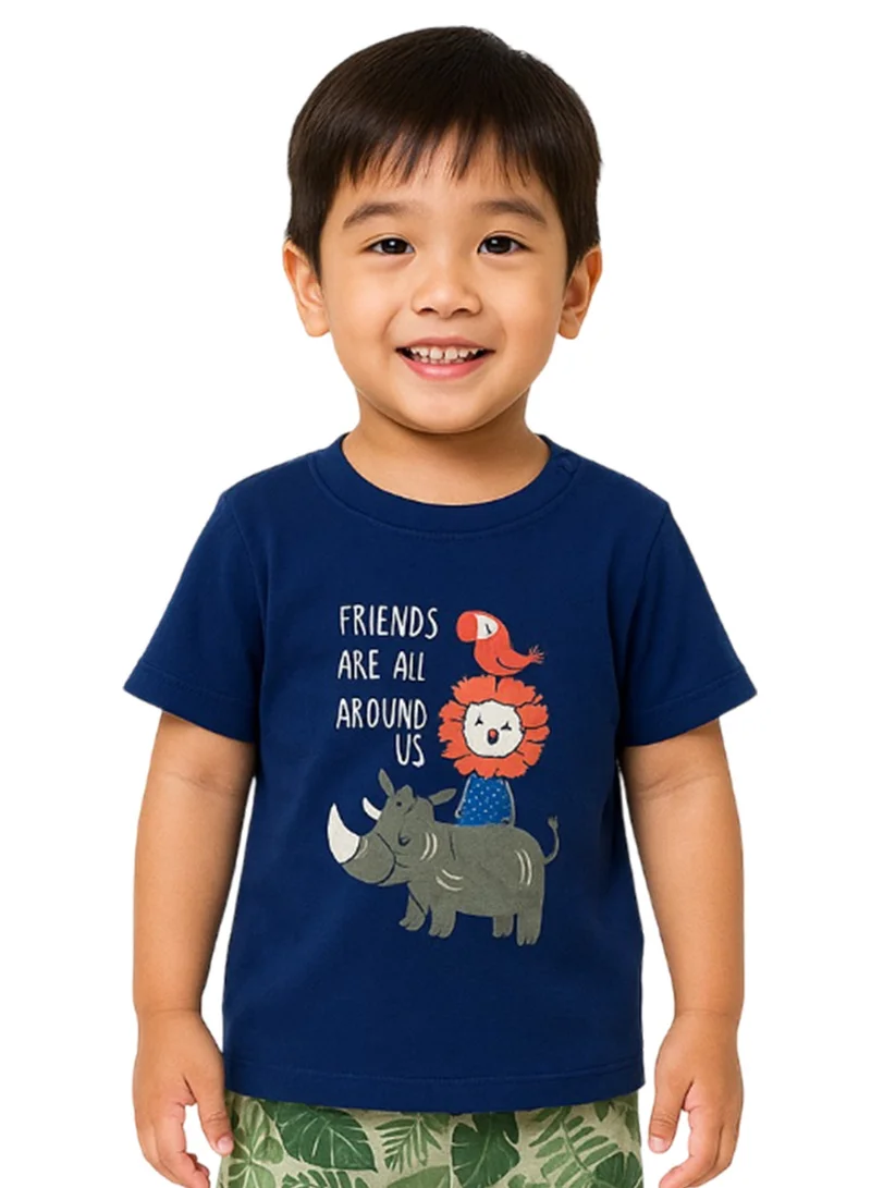 LUAY 100%  Cotton T-Shirts for Boys & Girls – Festive Short-Sleeve Styles in Vibrant Colors and Patterns for Kids and Toddlers – Regular Fit