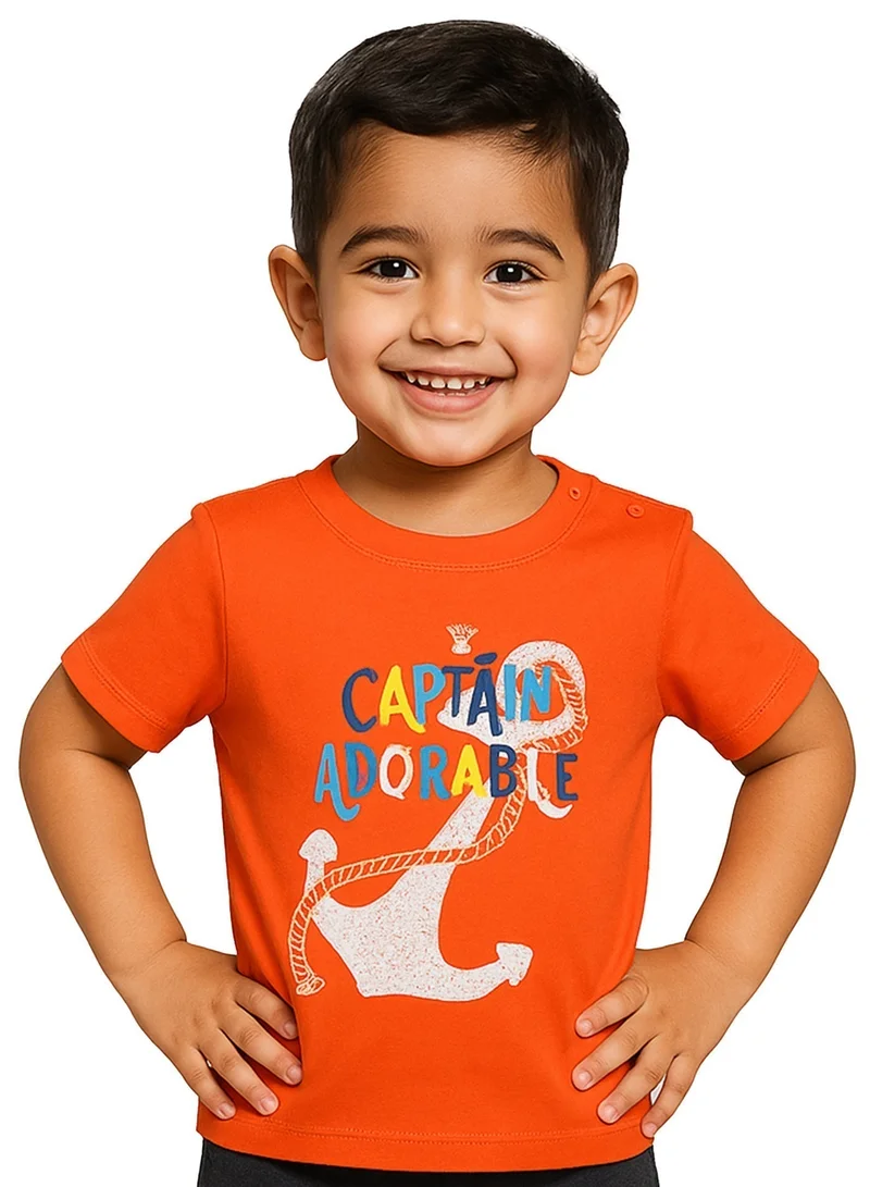 لؤي 100%  Cotton T-Shirts for Boys & Girls – Festive Short-Sleeve Styles in Vibrant Colors and Patterns for Kids and Toddlers – Regular Fit