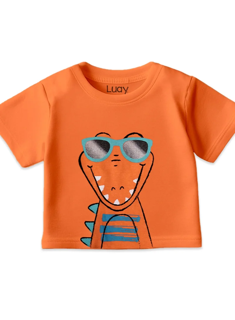 Luay  100%  Cotton T-Shirts for Boys & Girls – Festive Short-Sleeve Styles in Vibrant Colors and Patterns for Kids and Toddlers – Regular Fit  | Best Price UAE
