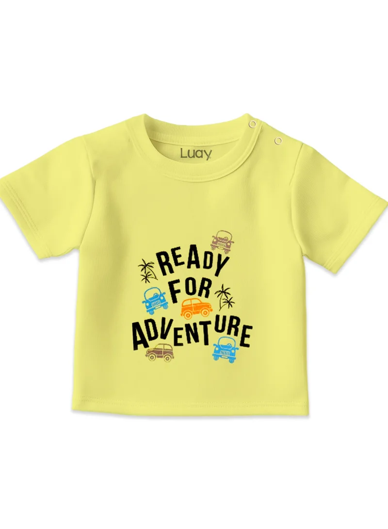 Luay  100%  Cotton T-Shirts for Boys & Girls – Festive Short-Sleeve Styles in Vibrant Colors and Patterns for Kids and Toddlers – Regular Fit  | Best Price UAE
