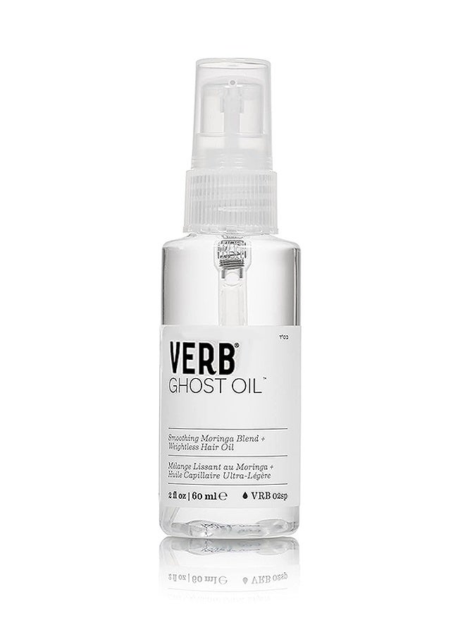 verb Ghost Oil, Vegan Weightless Hair Oil, Lightweight Hair Oil, Revitalizing Hair Treatment Oil Nourishes And Promotes Shiny Hair, No Paraben Or Harmful Sulfates, Smooths Frizz, Adds Shine, 60ML/2 fl oz - Image 1