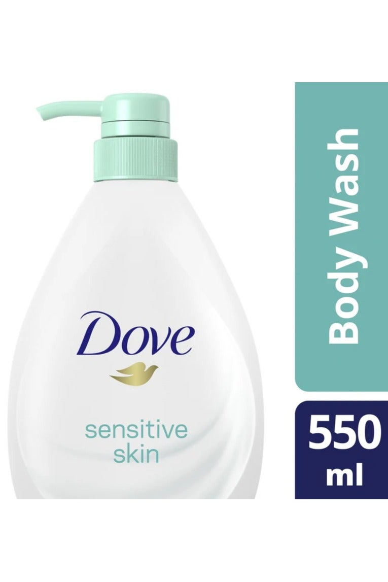 Dove Sensitive Skin Nourishing Body Wash Nutrium Moisture 550 ML - Image 2