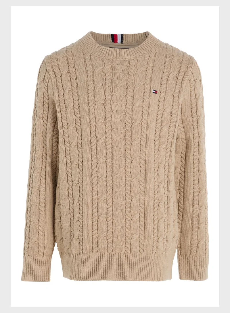 TOMMY HILFIGER Kids Monogram Sweater