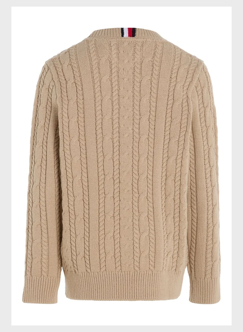 TOMMY HILFIGER Kids Monogram Sweater