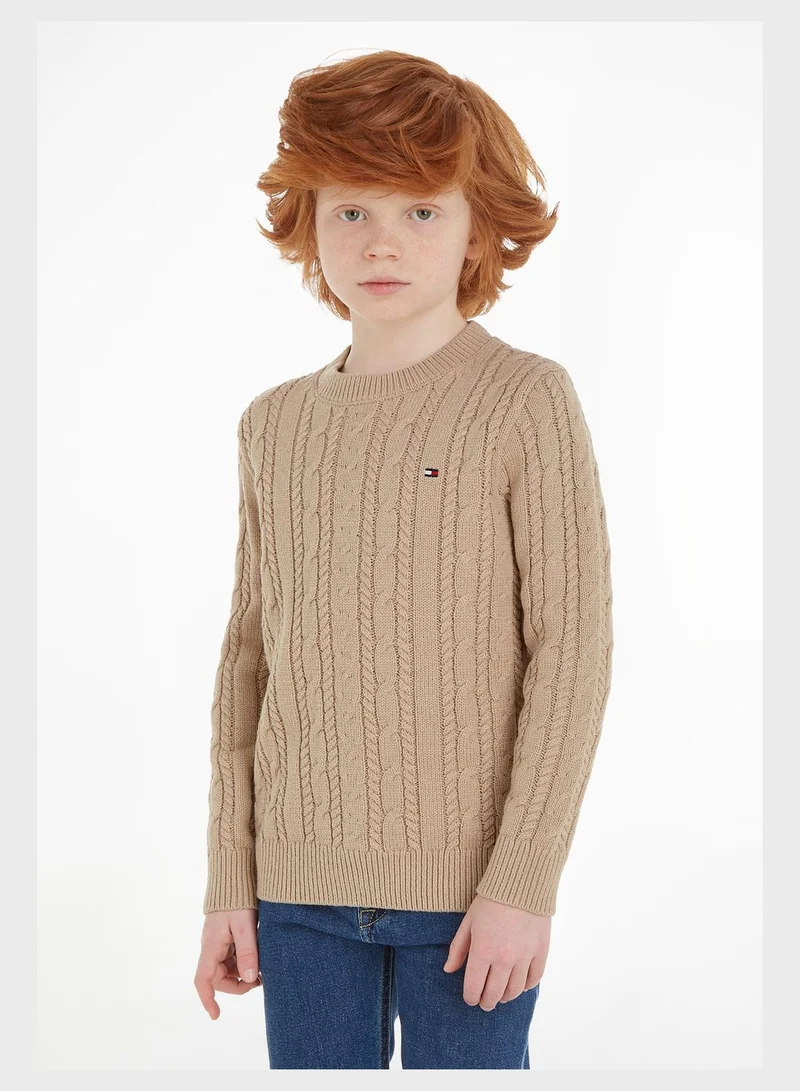 TOMMY HILFIGER Kids Monogram Sweater