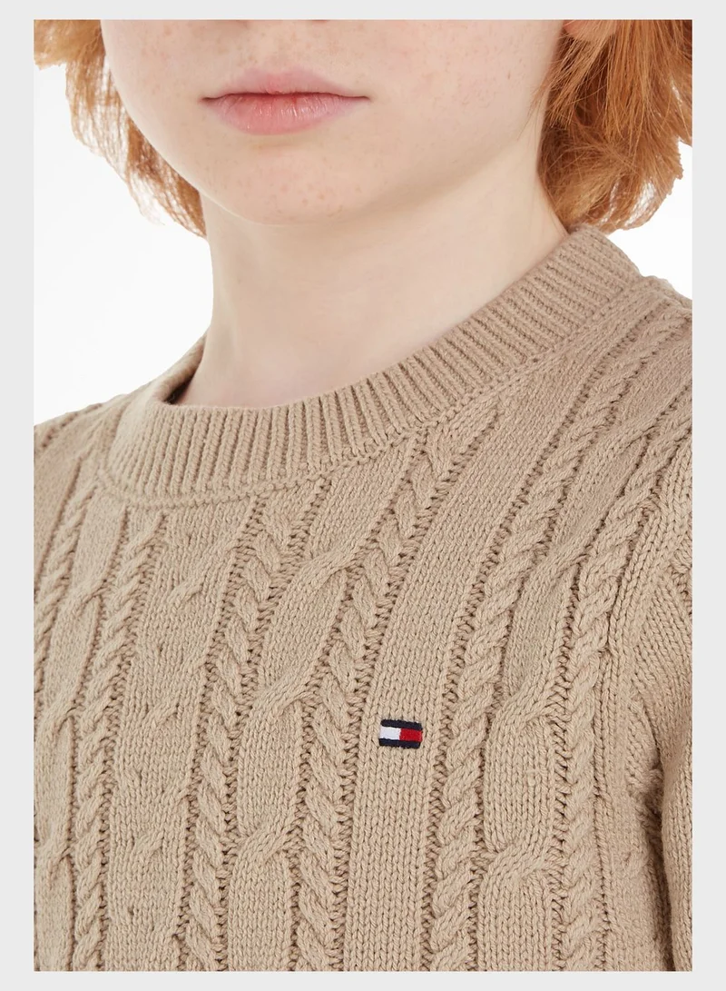 TOMMY HILFIGER Kids Monogram Sweater