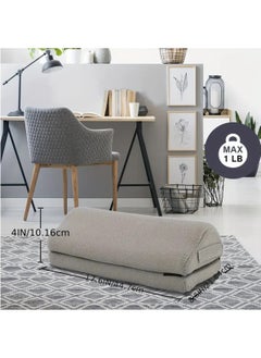Hihonor Ergonomic Foot Rest Stool - Adjustable Height, Washable Cover, Non Slip Foot Rest Under Desk Work, Washable Memory Foam Footrest for Work Gaming Office(Light Grey)  - Image 5