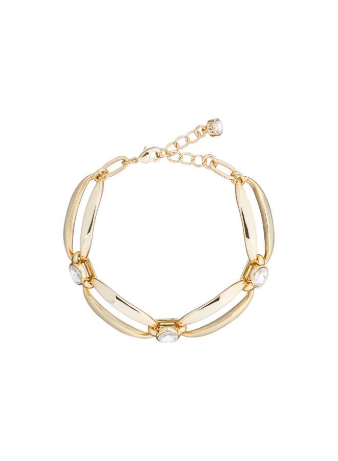Karen Millen Crystal Ellipse Bracelet for Women | Best Price KSA