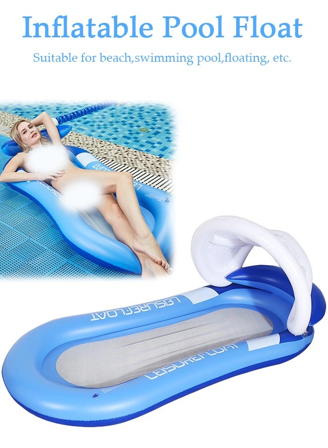 DUNISO عوامات حمام السباحة، عوامات حمام السباحة القابلة للنفخ للرجال والنساء، عوامات مائية قابلة للنفخ، عوامات حمام السباحة للكبار، كرسي استلقاء، سرير عائم، عوامات حمام السباحة المبردة، عوامات حفلات الصيف - Image 4