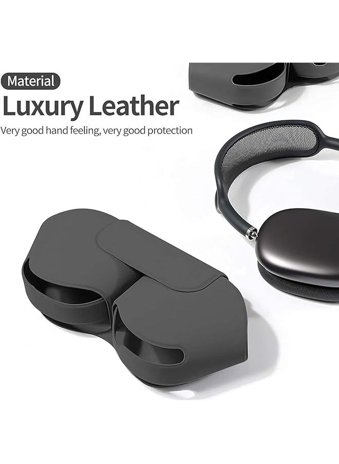 erorex - Compatible With Airpods Max Case Smart Case Cover Accessories With Sleep Mode Made By PU Leather Original Replacement Carrying Case Compatible With Airpod Pro Max Headphones - Image 1