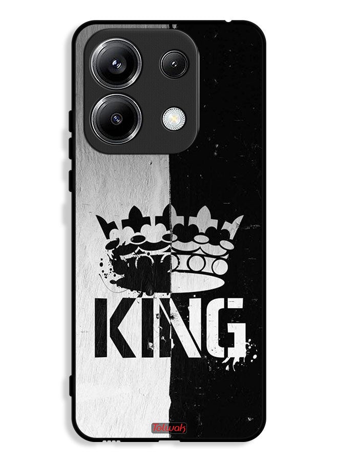 Tolwak Xiaomi Poco M6 Pro 4G Protective Case Cover King Vintage - Image 1