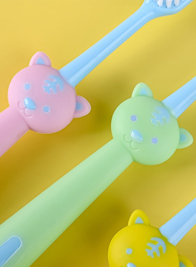 Kids Toothbrushes 6 Pack Soft Bristles Funny Cute Suction Cup Including Travel Case Animal Toothbrushes For Boys And Girls Toddlers and Kids Teeth 3+ - Image 4