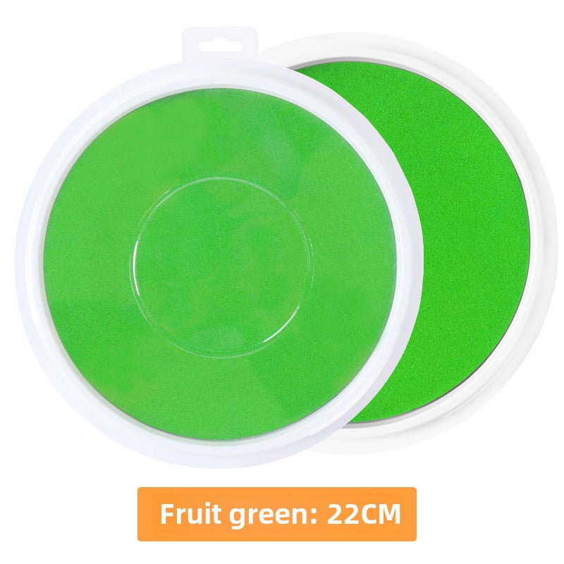 Generic Kids DIY Finger Painting Ink Pads Large Fruit Green (22cm) 