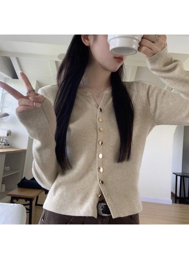 Modal Women'S Cardigan Knitted Layering Shirt Single Breasted Warm Temperament Casual Comfortable Layering Top Women'S Blouse - Image 4