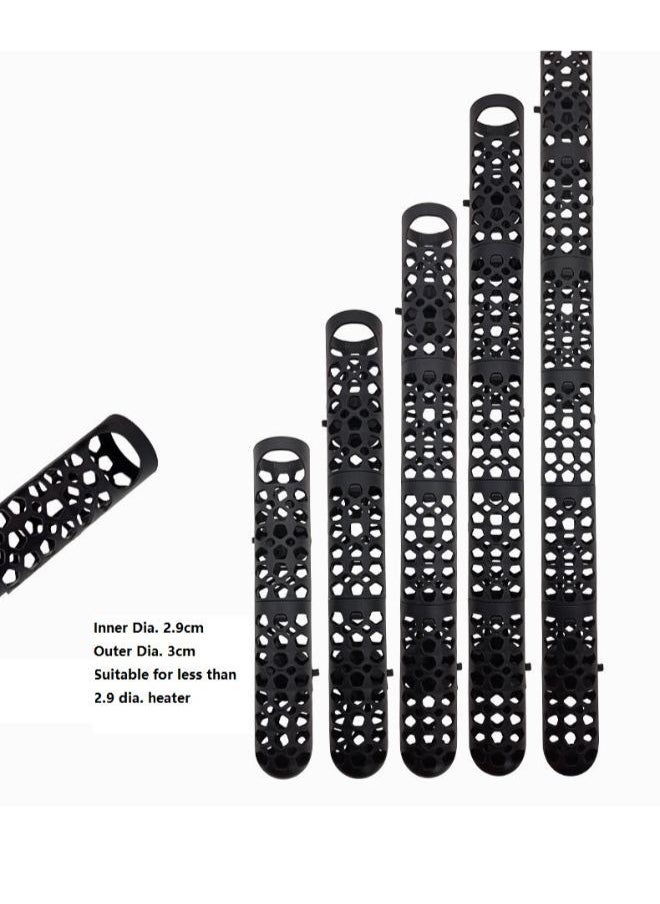 Generic - B&K Fish Tank Heater Guard Protector Detachable Fish Tank Heating Rod Sleeve Plastic Aquarium Heater Protective Cover Guard with Suction Cups - Image 1