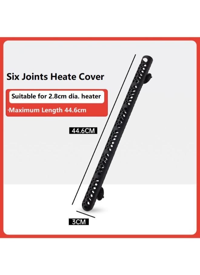 Generic - B&K Fish Tank Heater Guard Protector Detachable Fish Tank Heating Rod Sleeve Plastic Aquarium Heater Protective Cover Guard with Suction Cups - Image 1