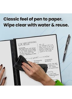 Rocketbook Smart Reusable Dot Grid Eco Friendly Notebook With 1 Pilot Frixion Pen And 1 Microfiber Cloth Included Lightspeed Lilac Executive Size 15.24 Cm X 22.4 Cm  - Image 2