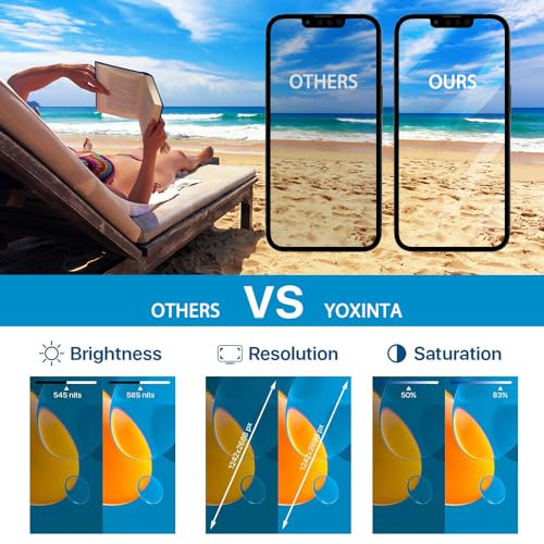 EXW لاستبدال شاشة iPhone 12/12PRO 6.1" شاشة LCD كاملة الدقة مع محول اللمس، شاشة لمس عالية الجودة مع أدوات الإصلاح، ختم مقاوم للماء متوافق مع A2172, A2402, A2404, A2403, A2341, A2406, A2408 - Image 3