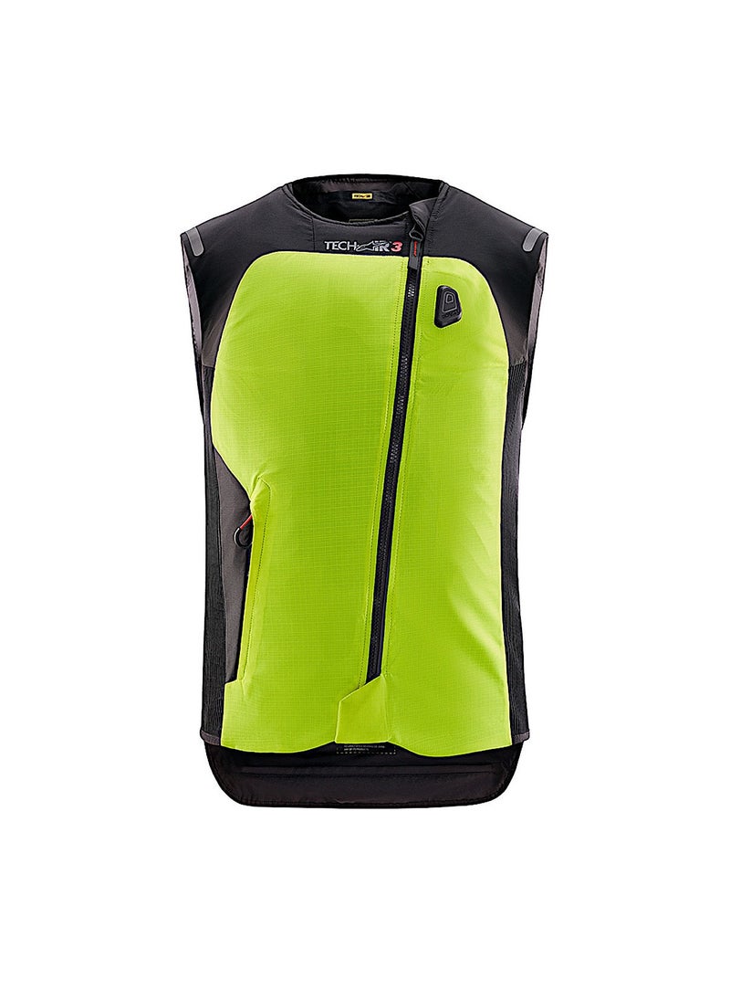 Alpinestars - سترة وسادة هوائية Alpinestars Tech-Air 3 باللون الأسود والأصفر - Image 1