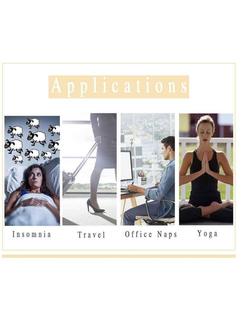 Silk Fabric 3D Contoured Cup Eye Mask - Image 5